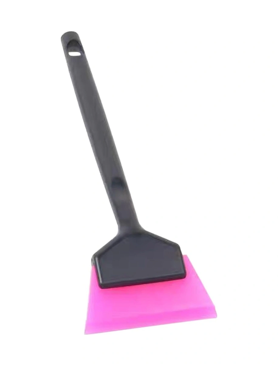 Mini Saplı Silikon Çekçek Ragle Cam Filmi Çekme Uygulama Aparatı 6x16cm Siyah Pembe