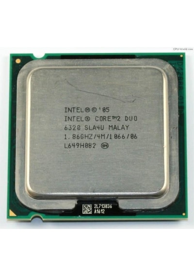 Intel Core 2 Duo E6320 1.86 GHz LGA775 4 MB Cache 65 W İşlemci Tray