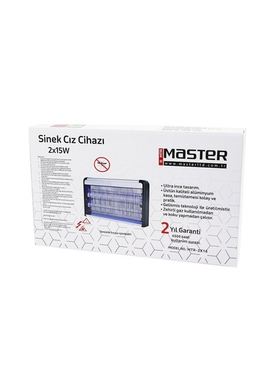 Master Mtr-2x15 Sinek Öldürücü Cız Cihazı - 30w 3000v 80 M² Etkili