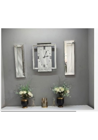 Sat028 Ay Saat 70 Cm Gold Çok Renkli