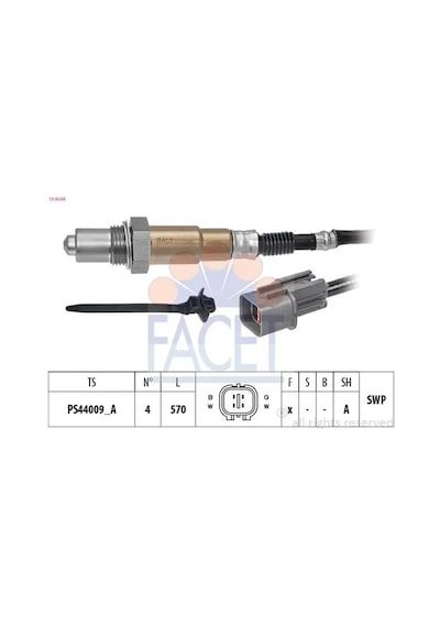 Audi A3 Oksijen Sensoru 1.4 Tfsi 2008-2013 Caxc Cmsa Facet 108548