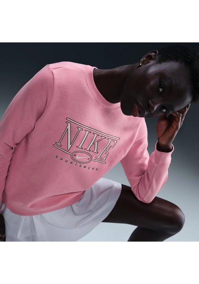 Nike Sportswear Club Fleece Pembe Kadın Sweatshirt Fj0979 699 Pembe
