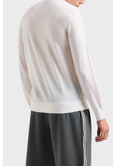 Armani Exchange Erkek Kazak 8nzm5a Zm1yz 1116 Beyaz Beyaz