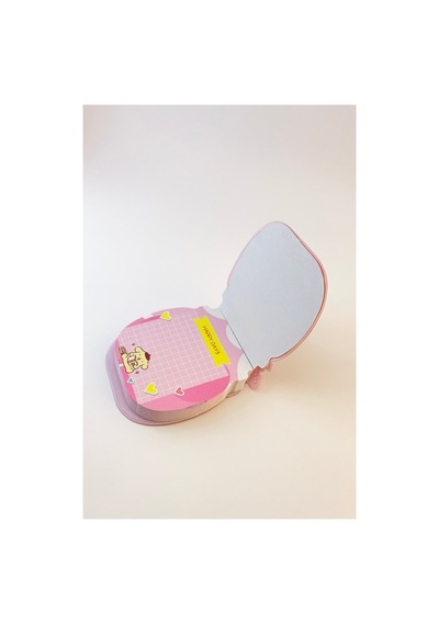 Pompompurin Sulu Not Defteri Pembe