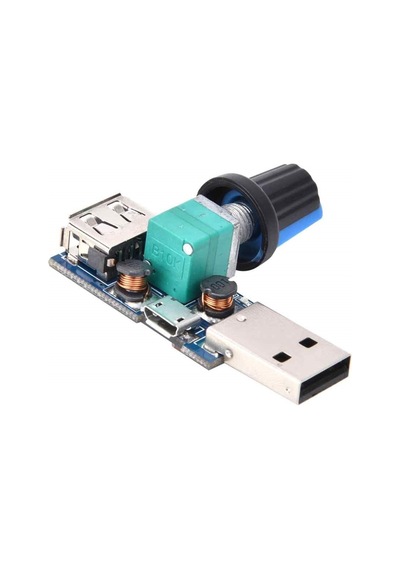 4-12V'Dan 2.5-8V'E Dc 5W Usb Fan Hız Kontrol Sürücüsü Regülatör M