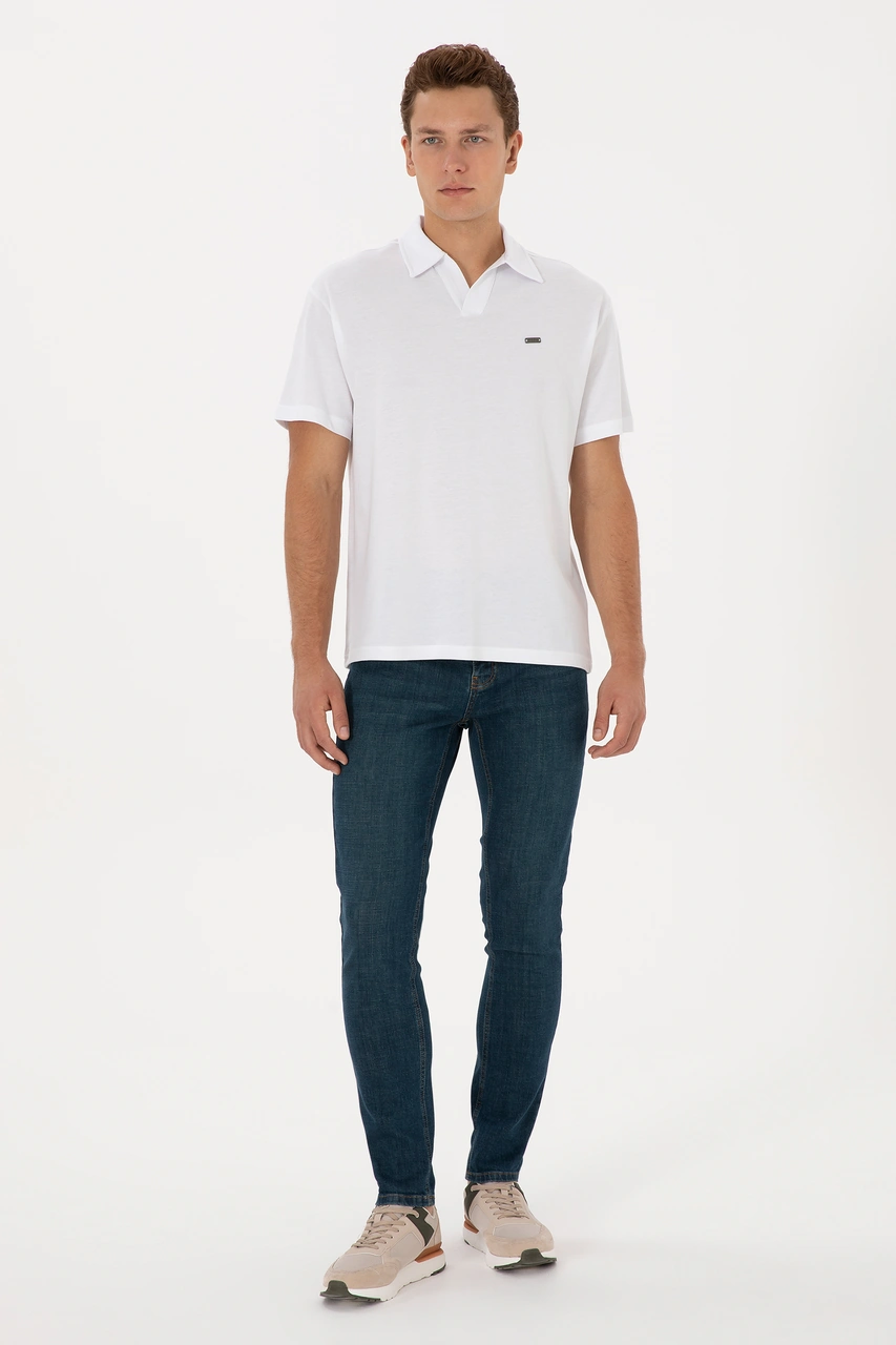U.s. Polo Assn. Erkek Beyaz Tişört 50324787-vr013 Beyaz