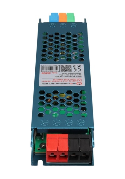 Ayt Powermaster Pm-26829 12 Volt 8.5 Amper 100 Watt Slim Metal Kasa Adaptör Şerit Led Adaptörü 180x50x23mm