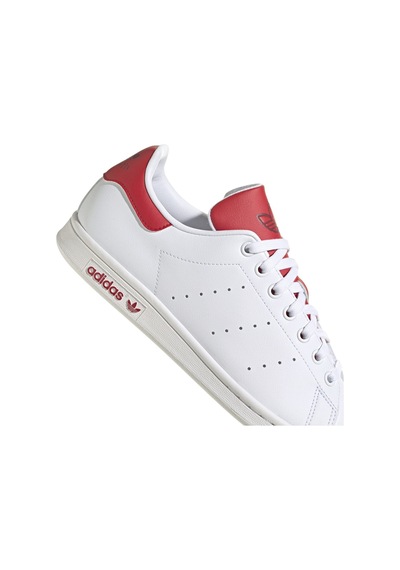 Id1979-e Adidas Stan Smıth Erkek Spor Ayakkabı Beyaz Beyaz - Bordo - Kırmızı