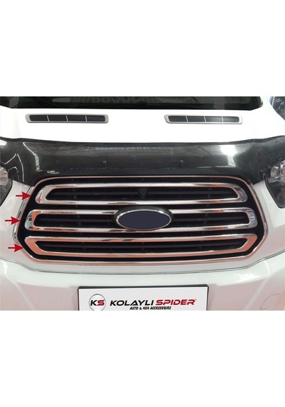 Ford Transit 7 Ön Panjur 3 Prç Krom 2014 ve Sonrası