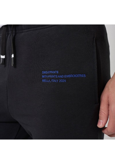 Siyah Fila Eşofman Altı Embroidery Detail Su411112 Siyah