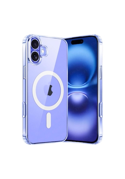 İphone 16 Uyumlu Kamera Korumalı Magsafe Wireless Şarj Özellikli Şeffaf Kılıf Şeffaf, İphone 16 Diğer