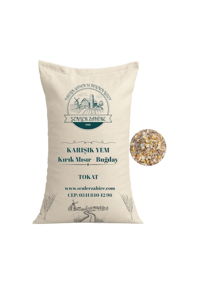 Kuş Ve Tavuk Yemi - 25 Kg - Kırık Mısır & Buğday Karışımı - 765937992