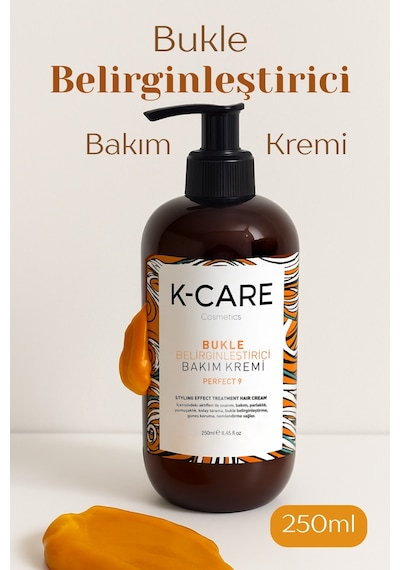 K K-care Cosmetics Kıvırcık Saçlar için Bukle Belirginleştirici Kremi 250 ML