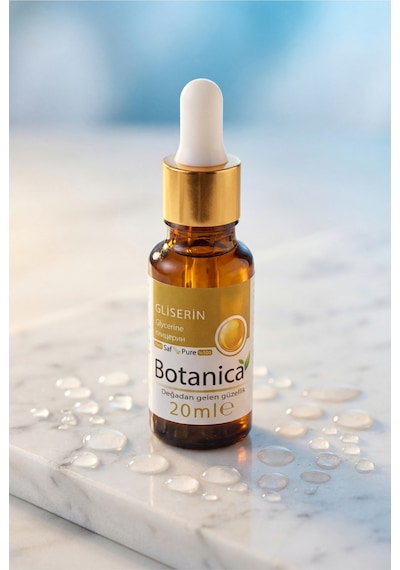 Botanica %100 Saf Gliserin Yağı El Ve Vücut Bakımı Nemlendirici Yumuşatıcı Doğal Bitkisel Koruyucu 20 Ml 20 ML