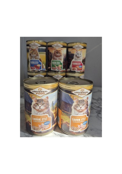 2 Adet 400 Gr Premıum Yaş Kedi Maması. Parça Etli Soslu