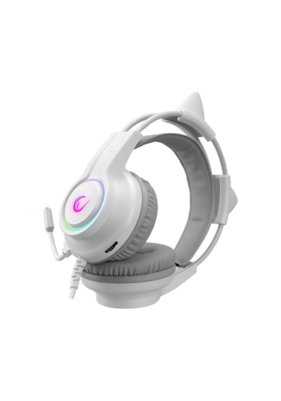 Rampage RM-K91 X-Catty USB 7.1 Version Mikrofonlu RGB Kulak Üstü Oyuncu Kulaklığı