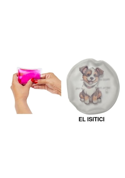 Sevimli Köpek Cep Sobası,el Isıtıcı,sıcak Su Torbası Pvc 9cm