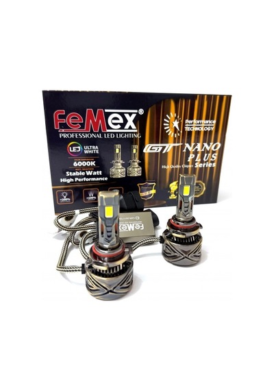 Femex Gt Nano Plus Csp Hb3 9005 Led Xenon 25000 Lümen Radyatör Soğutmalı