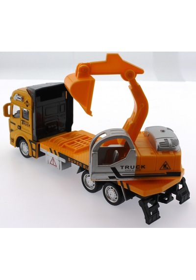 Die Cast Çek Bırak Sarı Kepçe