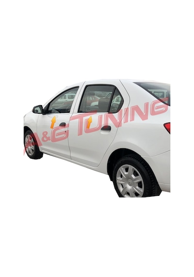 Renault Symbol Krom Cam Çıtası 2013 Üzeri 4 Prç. Paslanmaz Çelik N11.6152