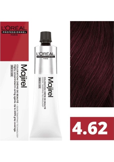 Loreal Professionnel Majirel 4.62 Kahve Kızıl İrize 60 Ml Saç Boyası