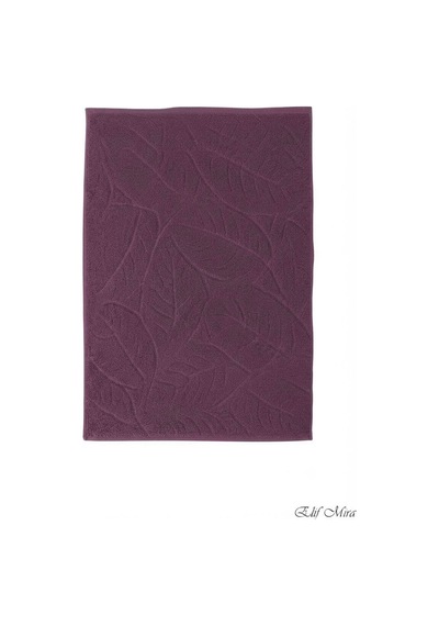 El Yüz Havlusu 50x90 Cm Yaprak Desenli Botanica Mor