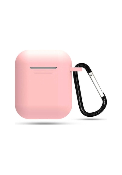 Lexroo Apple AirPods Uyumlu Standart Silikon Kılıf - Pembe Açık
