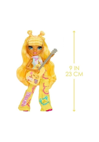 Rainbow High Jr High Rock Grubu Moda Bebek Serisi Skyler, Sunny, Bella Ve Amaya, Müzik Aksesuarlarıyla 37229762