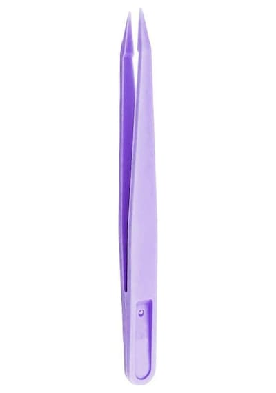 Koodmax Hassas Elektronik Ve El Sanatları Tamir Cımbızı Sert Plastik 12cm Düz Cımbız Mor