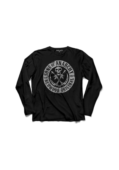 Sons Of Anarchy Redwood Baskılı Uzun Kollu Tişört