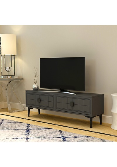 Tsa1201a - Yuka Tv Stand Antrasit 120cm Beyaz