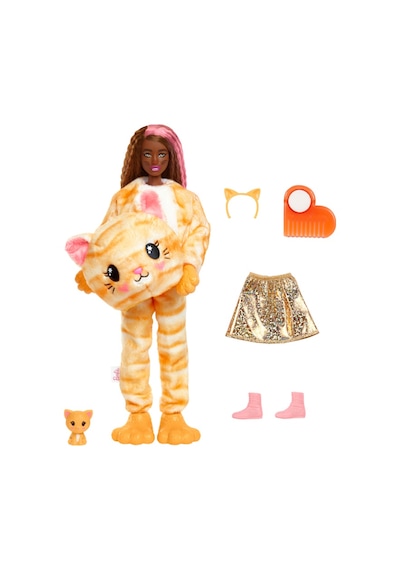 Mattel Barbie Cutie Reveal Kedi HHG20 Renk Değiştiren Sürpriz Bebekler Serisi +3 Yaş