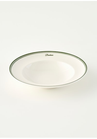 Bella Maison Bonheur Porselen Makarna Tabağı Yeşil 28 Cm Yeşil