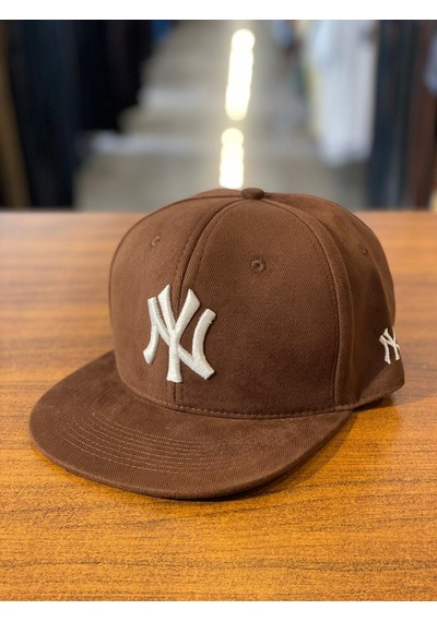 Hamze Ny Yankees Kahverengi Hiphop Snapback Rapper Basket Cap Şapka Kahverengi