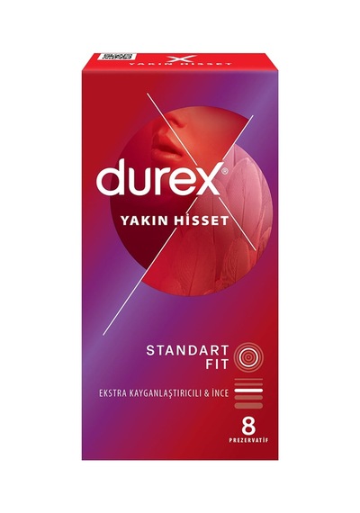 Durex Yakın Hisset Prezervatif 8'li - 5 Adet Tarı