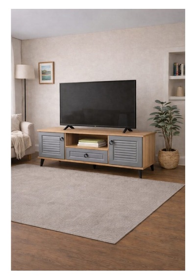 Antrasit Tv Ünitesi Tv Sehpası 140 Cm