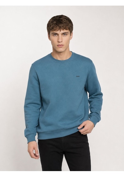 Loft Regular Fit Erkek Sweatshirt Lf2044038 Q1.v1 Petrol Mavi