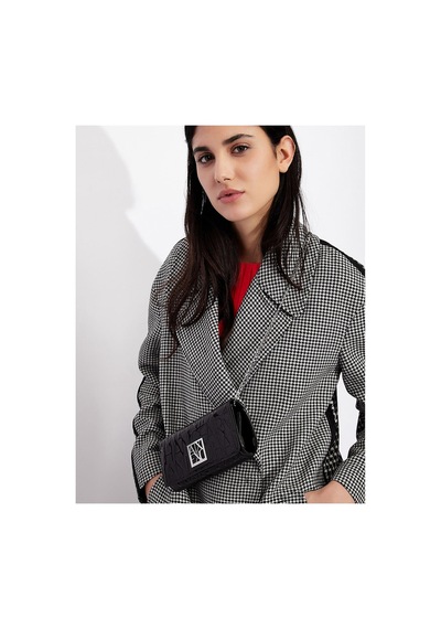 Armani Exchange Kadın Marka Logolu Zincir Askı Detaylı Cüzdan 948481 Cc794 00020 SİYAH