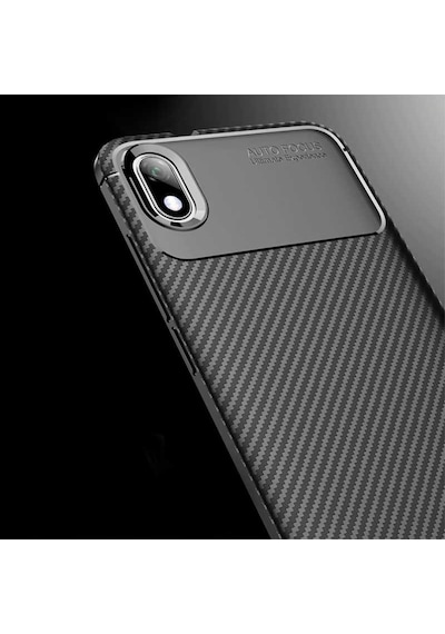 Xiaomi Redmi 7A Kilif Karbon Silikon Case 389460897