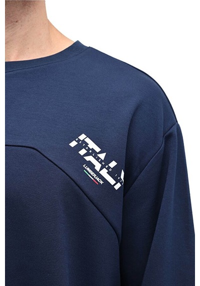 Lumberjack 5w Ml Renato 16sd1161 5pr Lacivert Erkek Sweatshirt A102024109 Lacivert
