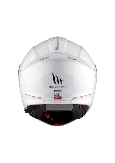 Mt Genesis Sv Solid A0 Çene Açılır Kask Beyaz