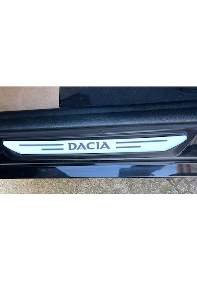Dacia Lodgy Özel Kapı Eşik Yazısı Krom