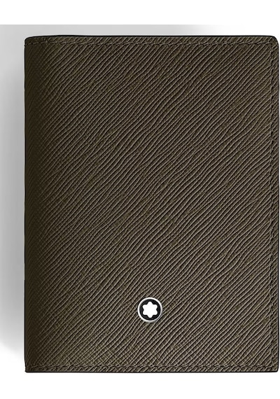Mont Blanc Montblanc Sartorial Deri 4 Bölmeli Kartlık 221346 Haki