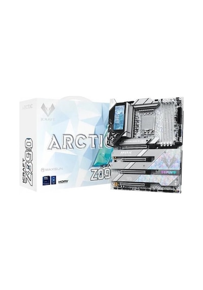 Maxsun Termınator Z890-a Wıfı 8800 Oc Dp Hdmı M.2 Atx Beyaz Ddr5 1851pın Anakart