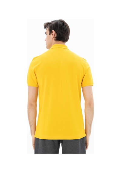 AR-MA Arma Erkek %95 Pamuk Polo Yaka Regular Fit T-shirt Y25374302501 Sarı-s2 Sarı