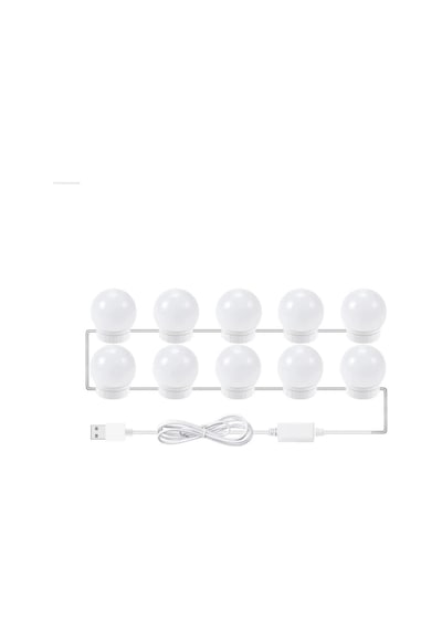 Profesyonel Makyaj Işığı 10 Led Ampul, Usb