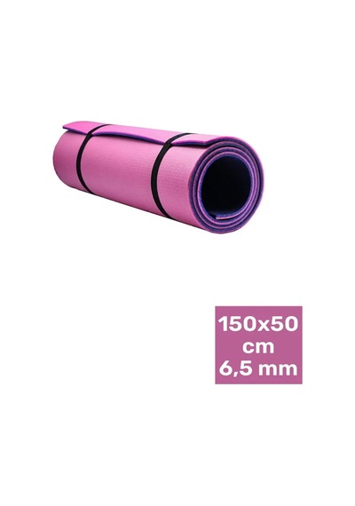 Mobee 6,5mm Taşıma Askılı Kamp Matı Pembe 150x50cm Pembe