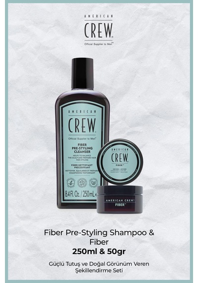 Crew Fıber Shampoo 250ml & Fıber 50g Diğer