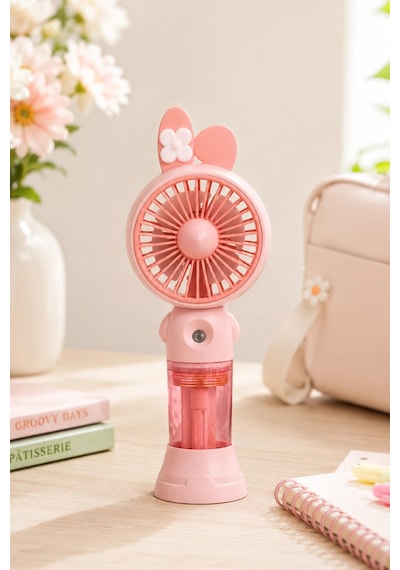 Glr K03 Taşınabilir Sulu El Fanı, Mini Buharlı Vantilatör, Type-c Şarjlı Seyahat Fanı