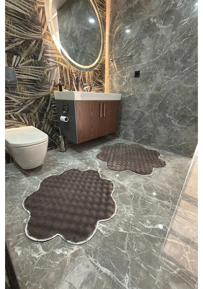 Villadia Home Textile Bubble Papatya Set Banyo Paspası 2'li Set Pofuduk Yumuşak Peluş Kaymaz Taban Yıkanabilir Dekoratif Banyo Halısı Paspası Antrasit Villadia Home Textile Bubble Papatya Set Banyo Paspası 2'li Set Pofuduk Yumuşak Peluş Kaymaz Taban Yıkanabilir Dekoratif Banyo Halısı Paspası Antrasit